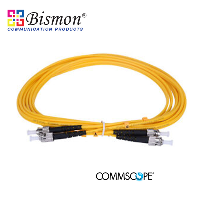 ST-ST-Patch-Cord-Duplex-3-Meters-Single-Mode-9-125um-Commscope